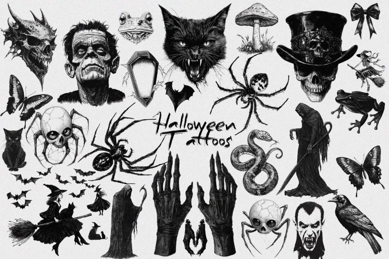 Hình xăm Halloween: Lựa chọn độc đáo để tôn vinh mùa lễ hội ma quái